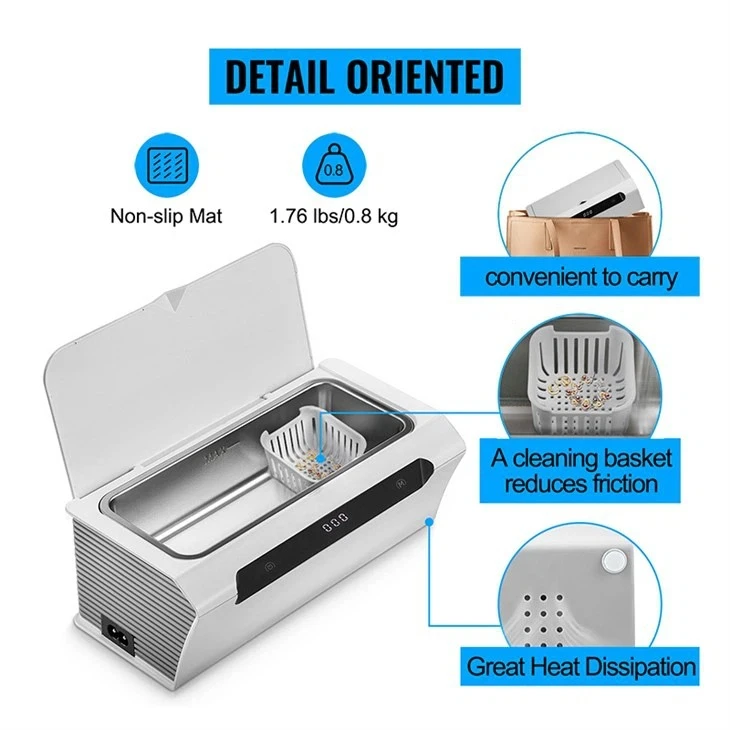 45 kHz Ultrasonik Dental Temizleme Cihazı SJ-W1 – 500 ml - Görsel 3