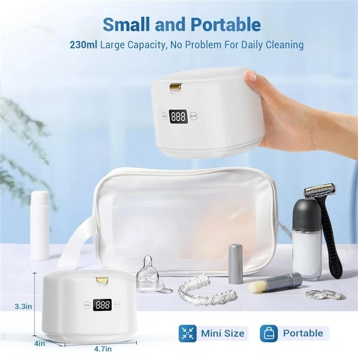 310 ML UV Işıklı Ultrasonik Diş Temizleme Cihazı W5 - Görsel 2
